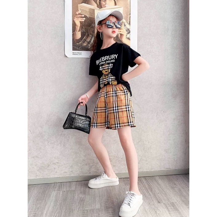 Set bộ quần áo mùa hè &quot;BBRY&quot; 14-45kg cho bé gái 4-14 tuổi. Thiết kế đẹp, thoáng mát. G1