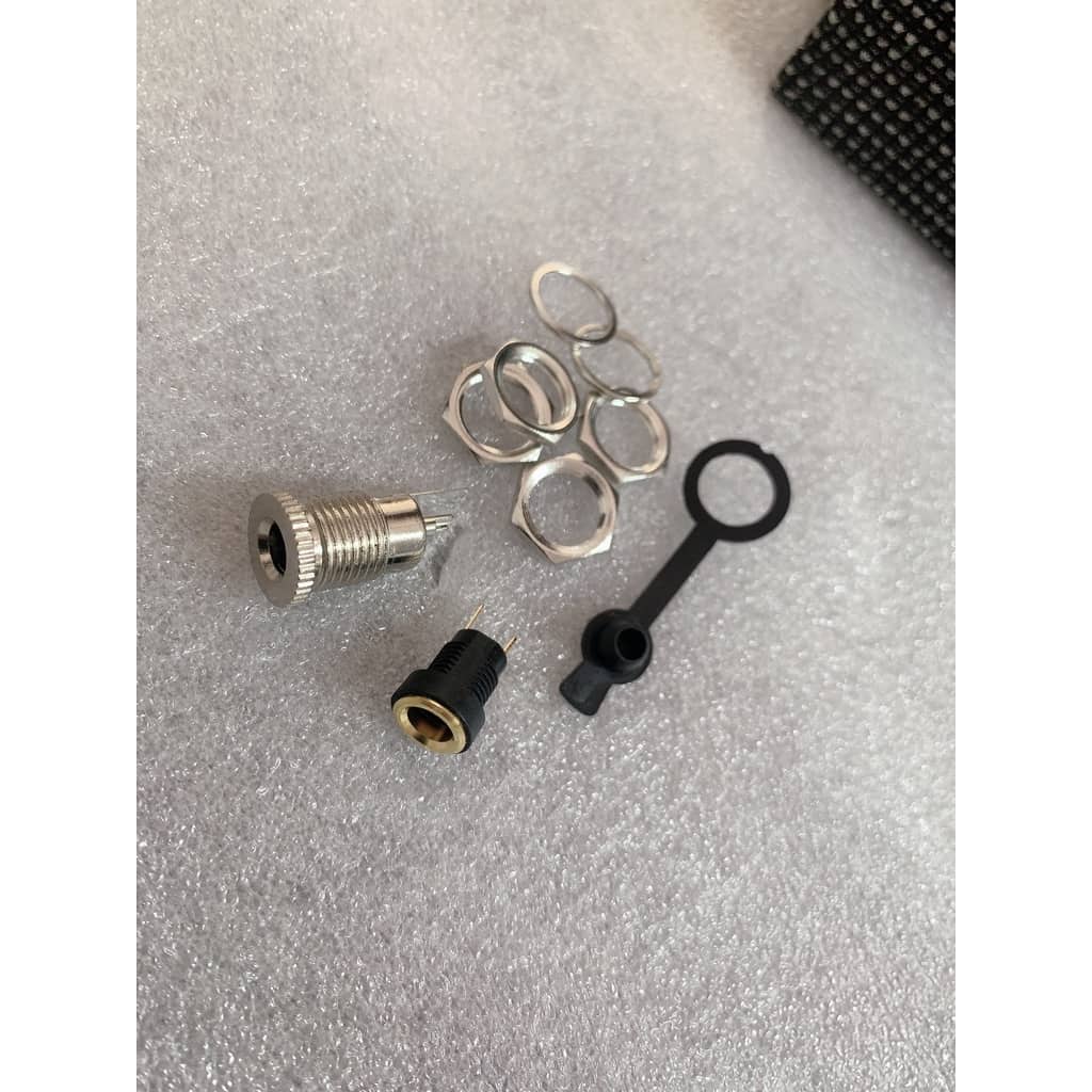 Jack sạc DC Kim loại chuẩn 5.5mm x 2.1mm  dành cho DIY loa
