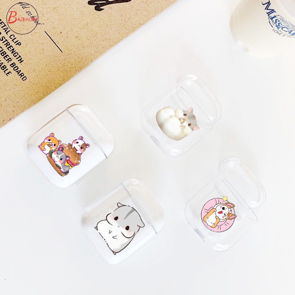 Bao đựng airpod bò sữa APTI7  hamster pheobe in bao đựng airpod dễ thương cute hoạt hình