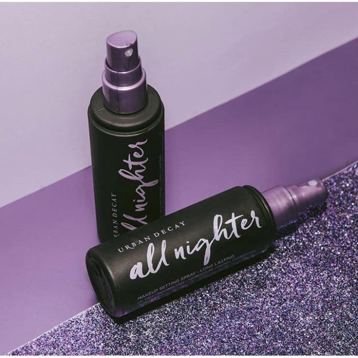 Xịt giữ makeup Urban Decay All Nighter Setting Spray xịt khoáng khóa nền giữ lớp trang điểm 118ml