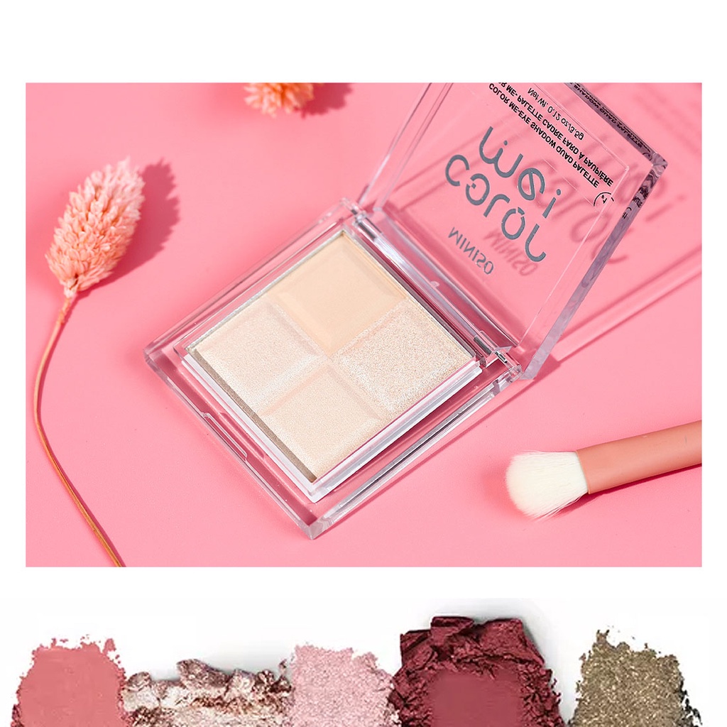 Phấn mắt Miniso Color Me-EYE SHADOW QUAD PALETTE 3.5g (Nhiều màu)