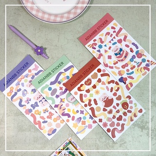 AdianBB stickers_ trang trí top,card