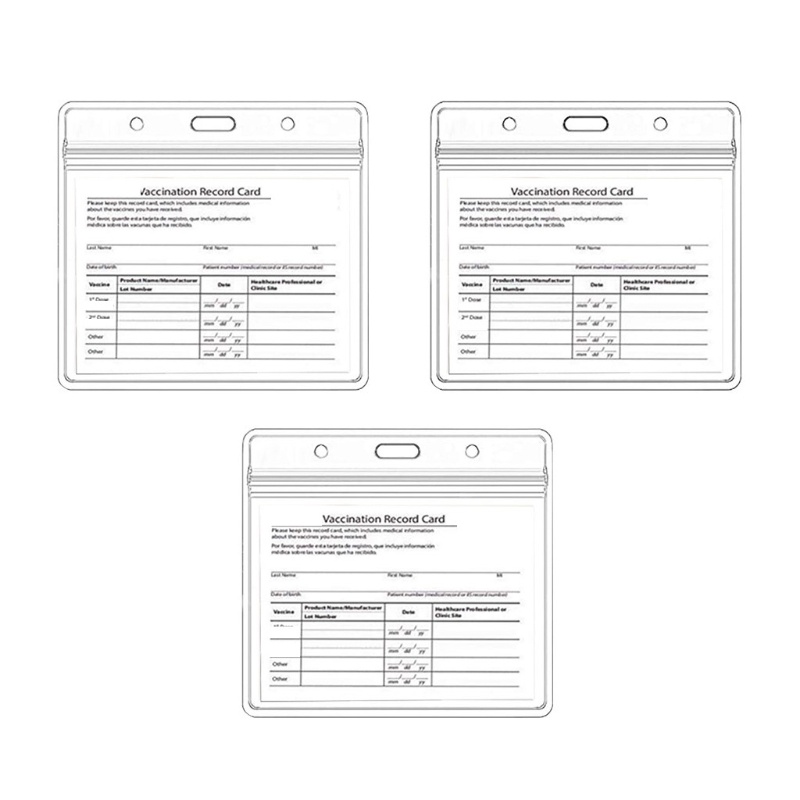 Hộp Nhựa PVC Trong Suốt Đựng Thẻ ID Chống Thấm Nước