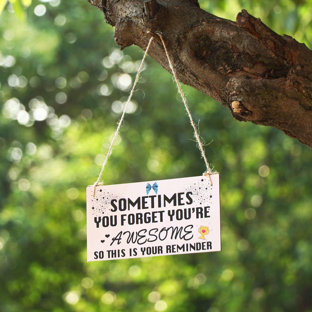 FOREVER Bảng Gỗ In Chữ Vui Nhộn Trang Trí Phòng Ngủ Cho Bé Trai Gái