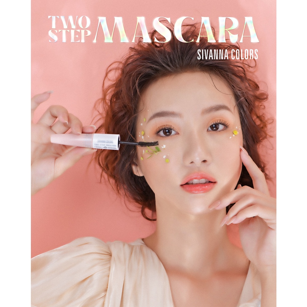 [Date 2026] Mascara 6X  Thái Lan Sivanna  2 đầu chải mi trên+dưới, chống lem, chống trôi , kháng nước HF891