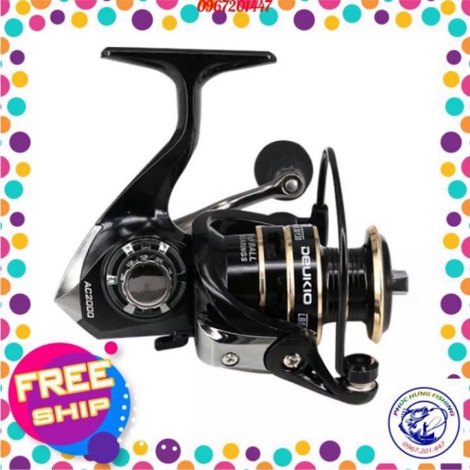 Sale lớn sale Máy Câu DEUKIO AC ⚡ Chính Hãng⚡ có size từ 3000 4000 5000 6000 7000 mẫu mới năm 2020 phù hơn câu lure , la