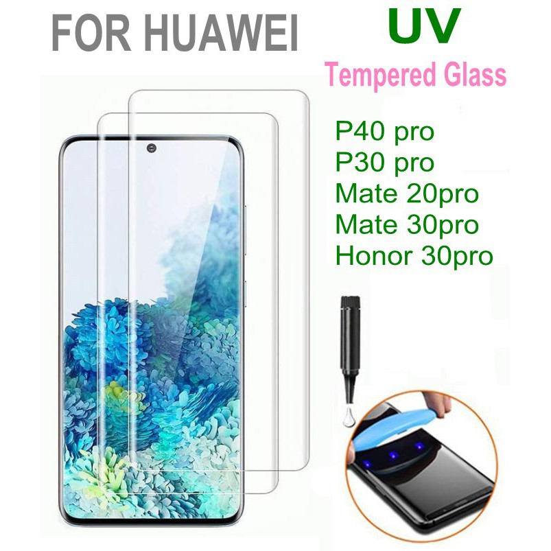 1 Miếng Dán Cường Lực Bảo Vệ Màn Hình Cho Huawei Mate 40 40E 40pro 30pro 20pro 40pro Nova 8 8pro 9 9pro 7 7pro 5D