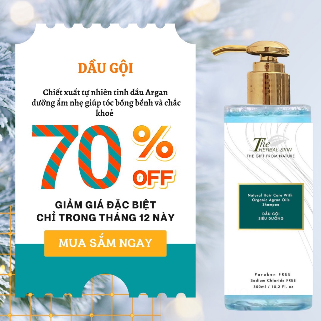 Dầu Gội Siêu Dưỡng The Herbal Skin 300ml