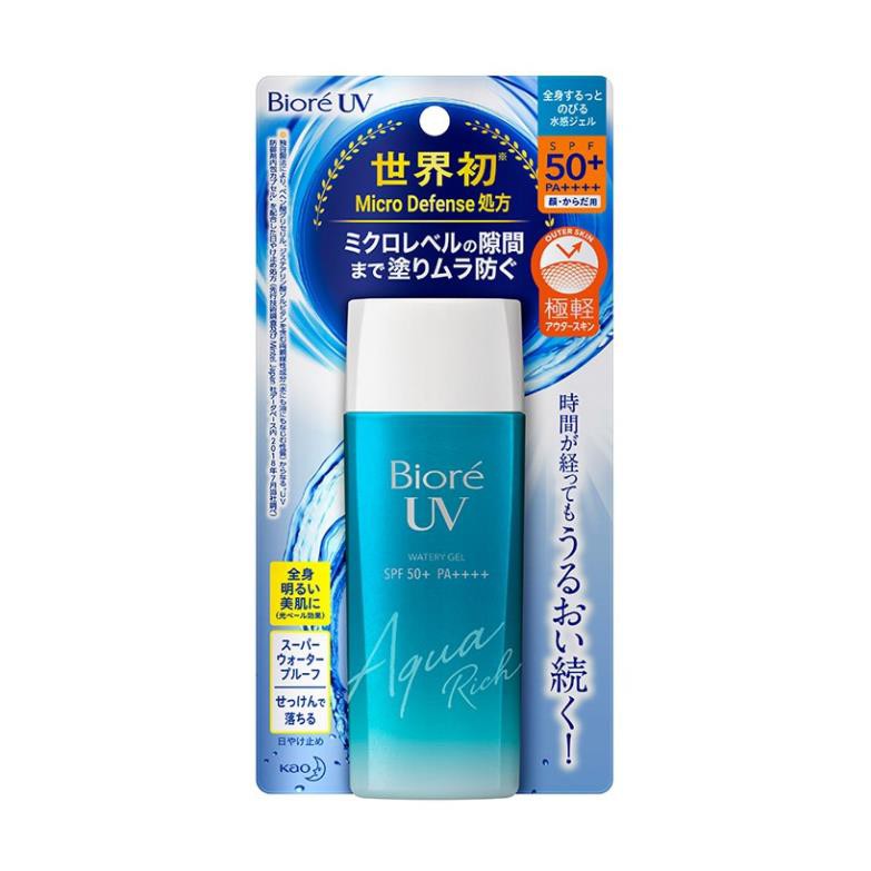 Gel Chống Nắng Màng Nước Dưỡng Ẩm Bioré UV Aqua Rich Watery Gel SPF50+/PA++++ 90ml