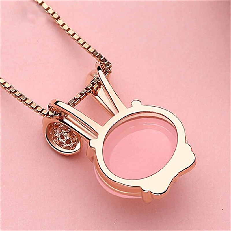 Dây chuyền mặt hình thỏ đính đá xinh xắn trẻ trung