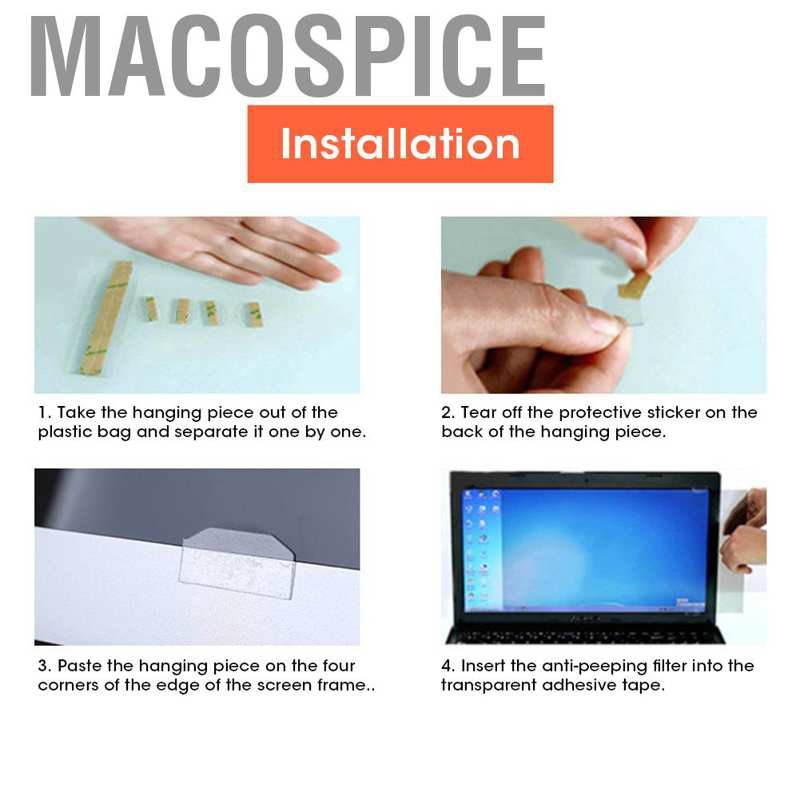 Phim Dán Bảo Vệ Màn Hình Chống Nhìn Trộm 22 Inch Cho Máy Tính 16: 10