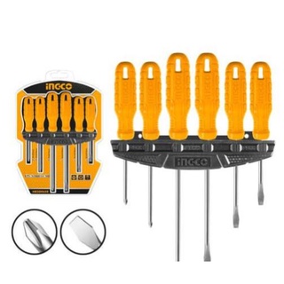 [RẺ NHẤT SHOPEE] Bộ 6 tua vít ingco HKSD0658