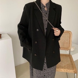 Blazer 6 cúc style hàn form siêu dày dặn 2 lớp