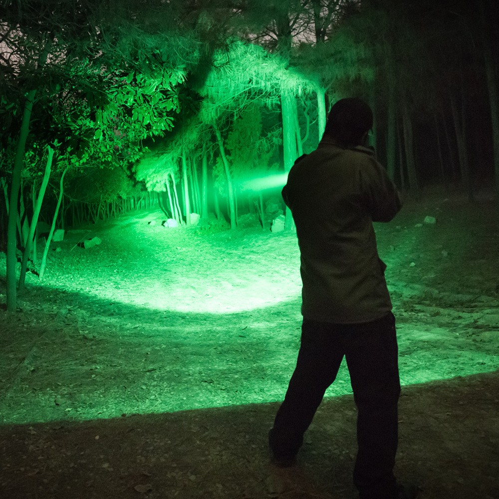Đèn pin Weltool T9 "Ever-Victorious" Green LED Hunting Flashlight