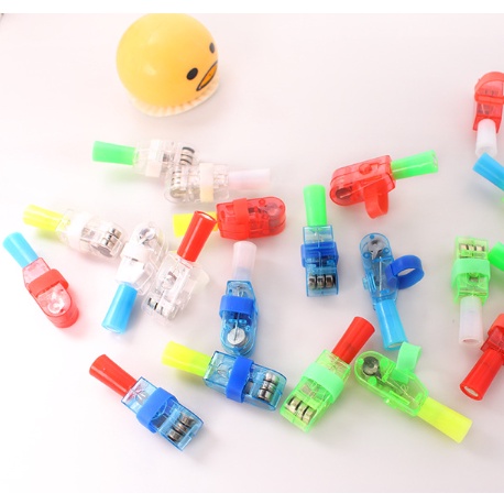 Ngón Tay Phát Sáng Led Finger - Nhẫn Đeo Ngón Tay Có Đèn Led Chiếu Hình Thú Vị