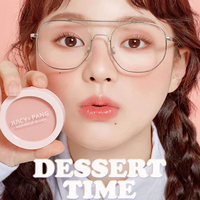 MÁ HỒNG DẠNG LÌ KHÔNG NHŨ APIEU JUICY PANG MERINGUE BLUSH 5.2G CHÍNH HÃNG - 8719