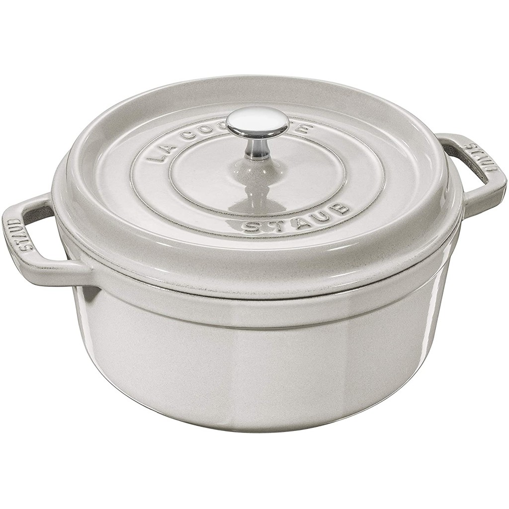 Nồi gang STAUB WHITE TRUFFLE 24 CM