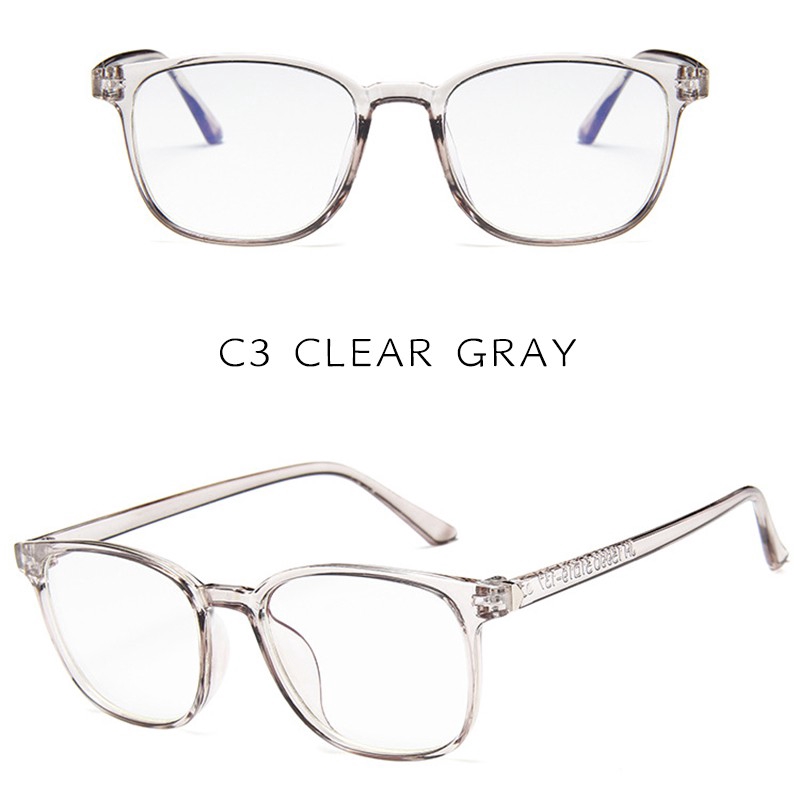 Hàng Có Sẵn Kính Mát Gọng Vuông Phong Cách Retro Hàn Quốc Cho Nam / Nữ