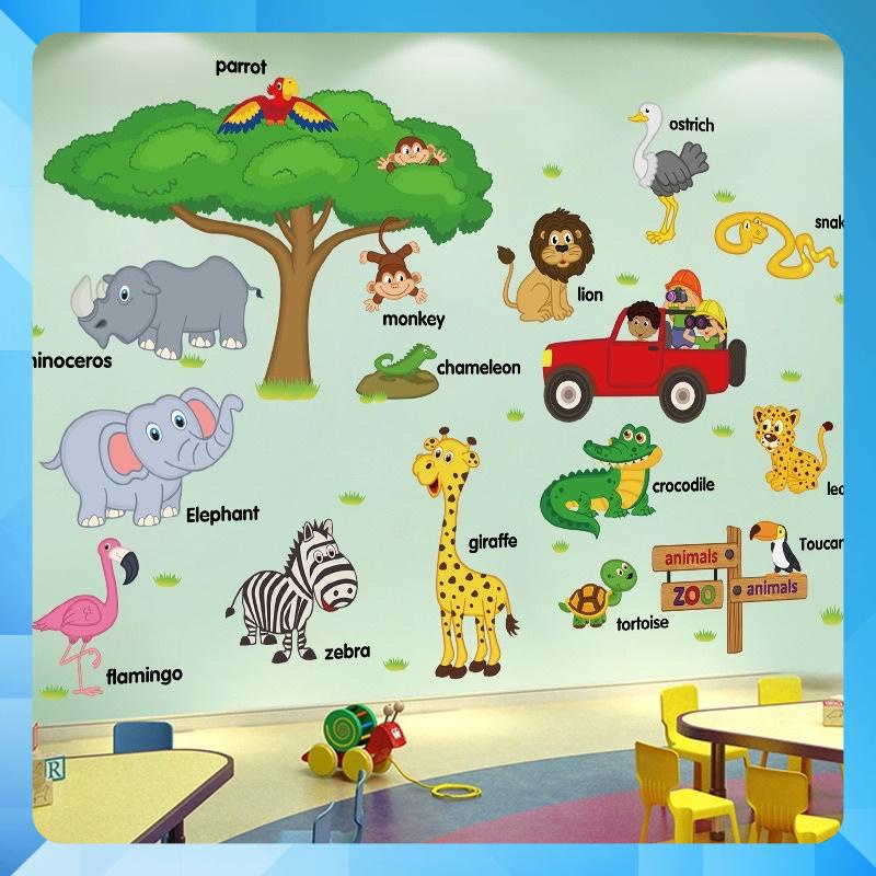 Decal dán tường, Tranh dán tường, hình dán tường cho bé, trang trí phòng khách, phòng ngủ | BigBuy360 - bigbuy360.vn