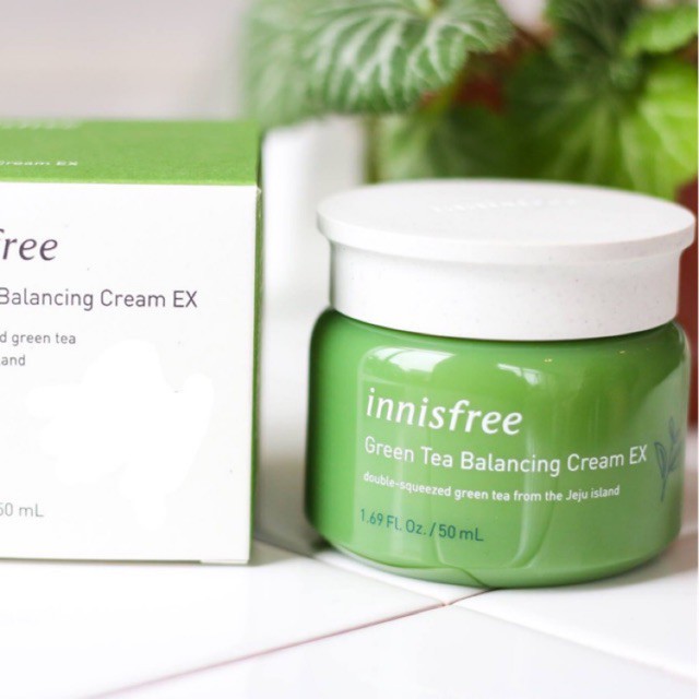 [HSD 2024] Kem Dưỡng Da Trà Xanh Innisfree Green Tea Balancing Cream EX 50ml