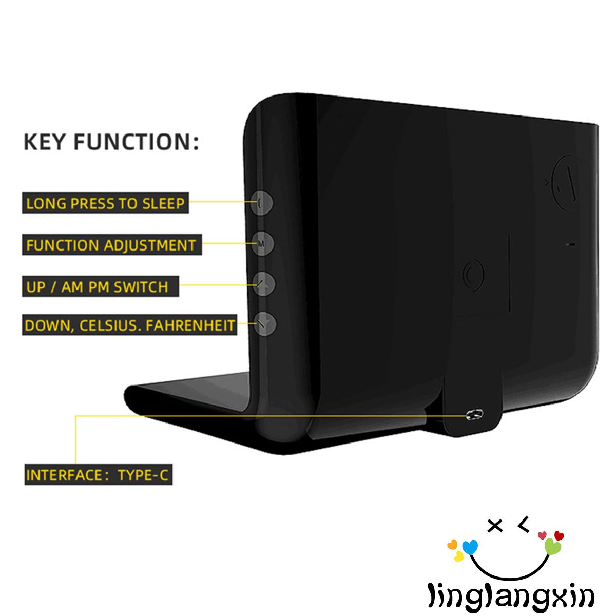 Đồng Hồ Báo Thức Không Dây Đa Năng 3 Trong 1