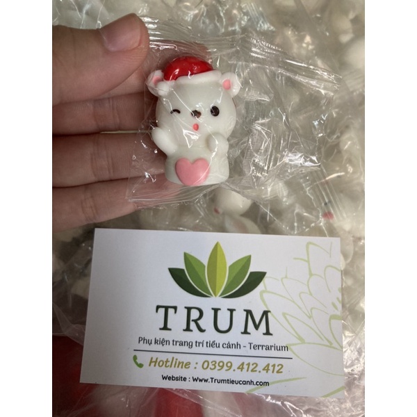 Người Tuyết Trang trí tiểu cảnh noel - terrarium