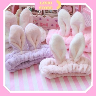 Băng đô, turban tai thỏ tai mèo vải nhung 3D mới chất siêu xịn, mềm mịn cho nữ, phụ kiện thời trang 88115 Nguyễn Trang