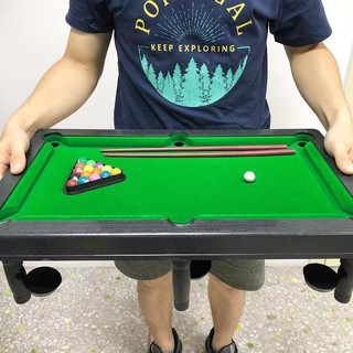 Bàn Bi a Mini BoBa Store Bida Mini giá rẻ cho trẻ em và người lớn, 10 bi Đánh Số - Mặt bàn Nỉ không bong(kích thước hộp)