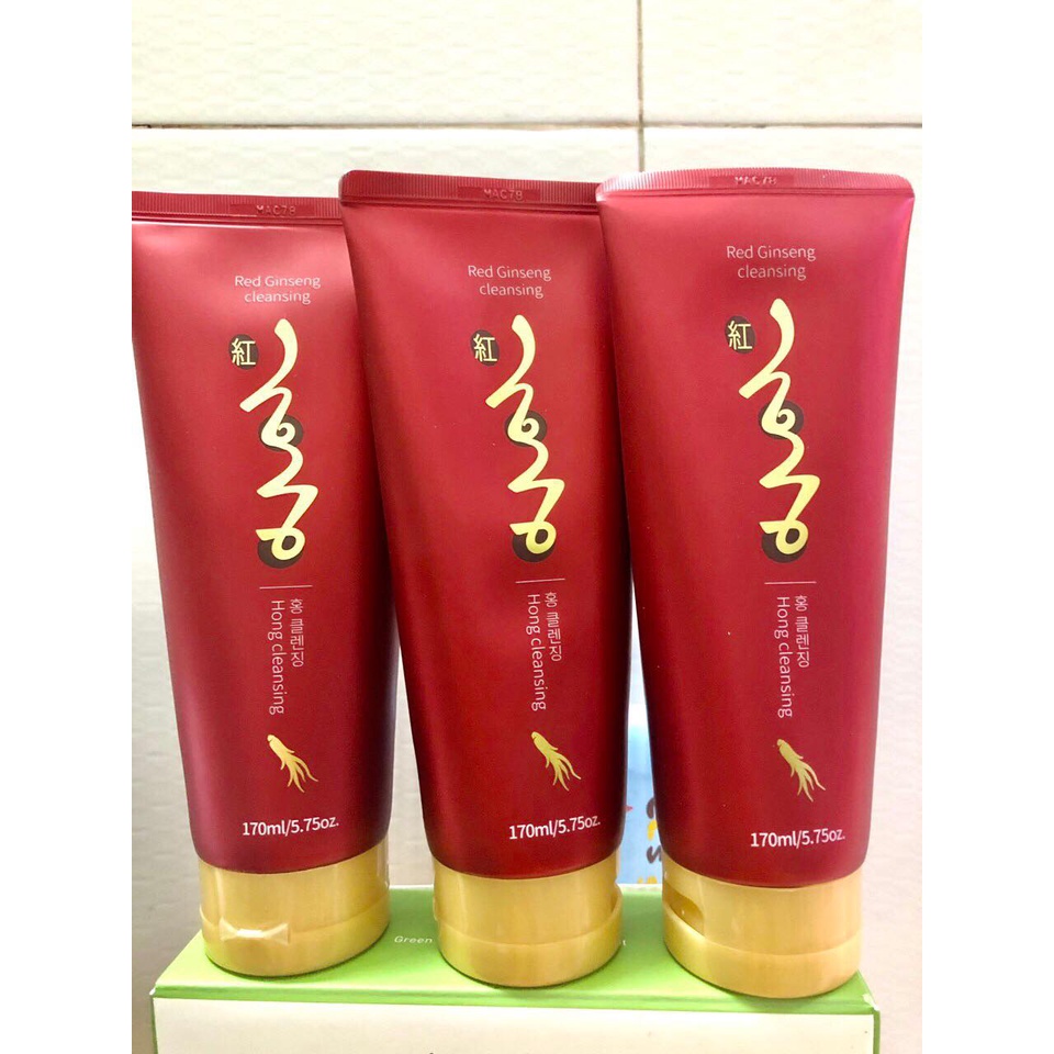 Sữa rửa mặt Red Ginseng cleansing Hong cleansing 170ml