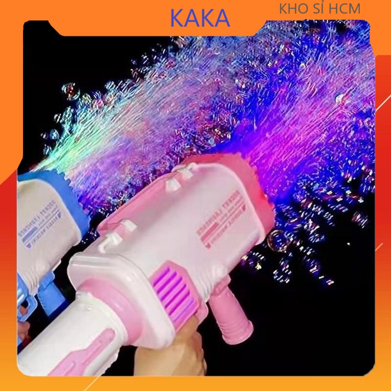 Đồ chơi Súng bắn bong bóng xà phòng siêu mạnh 32 nòng