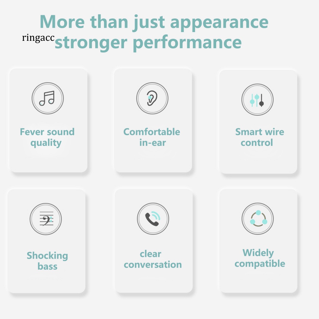 Tai Nghe Nhét Tai RGA 3.5mm Hiệu Ứng Âm Thanh Vòm 3D