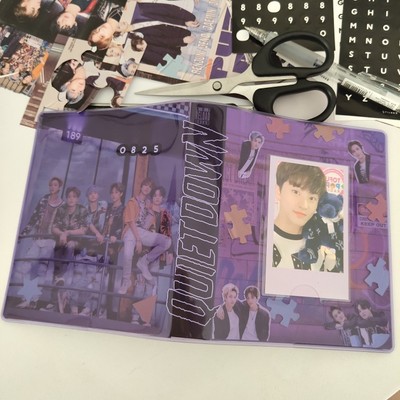 Album Ảnh Sổ Card Kpop Bìa Trong Jelly Nhiều Màu Hình Polaroid