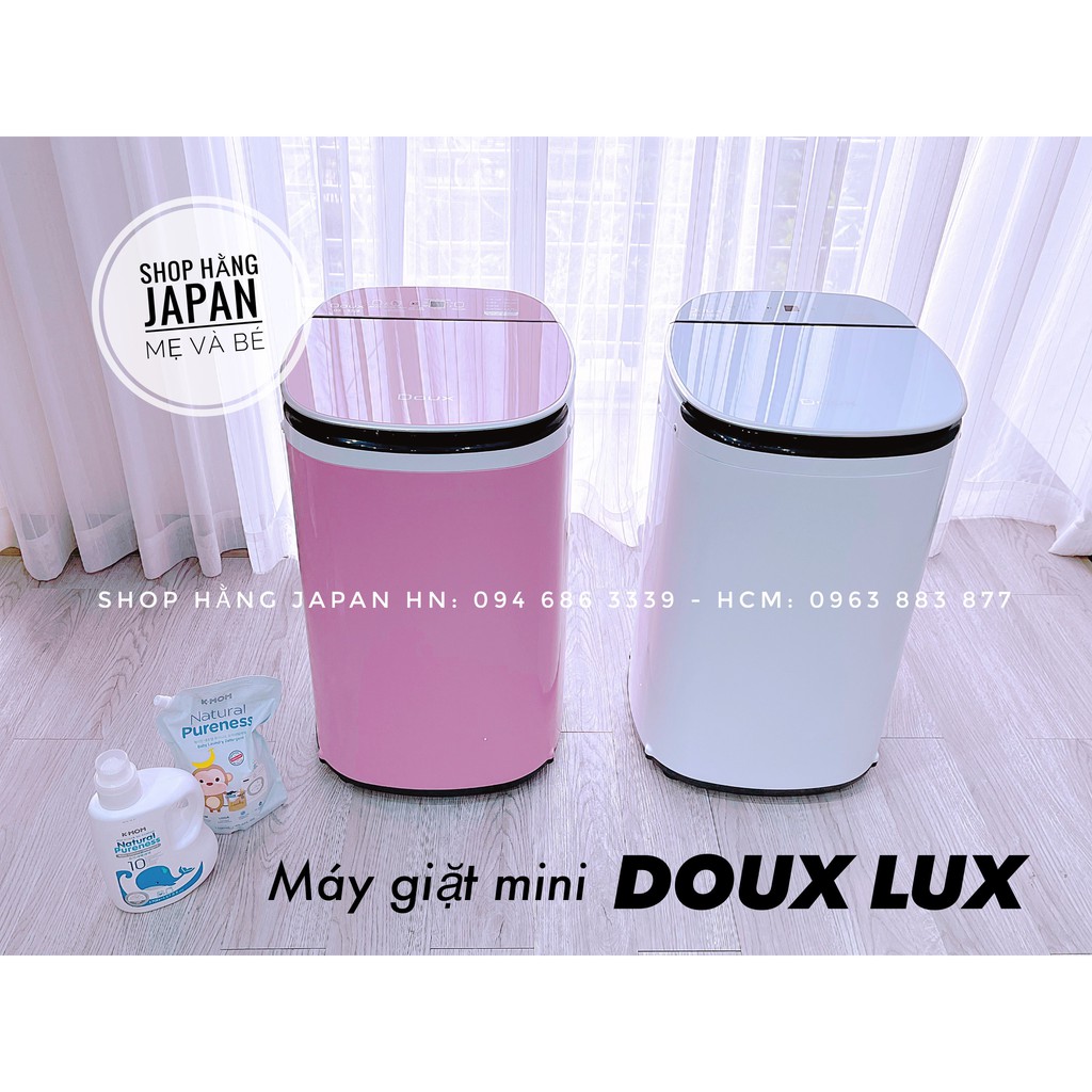[Bảo hành chính hãng + Có quà tặng] Máy giặt Mini Doux/Doux Lux: tự động giặt sạch + diệt khuẩn tối ưu