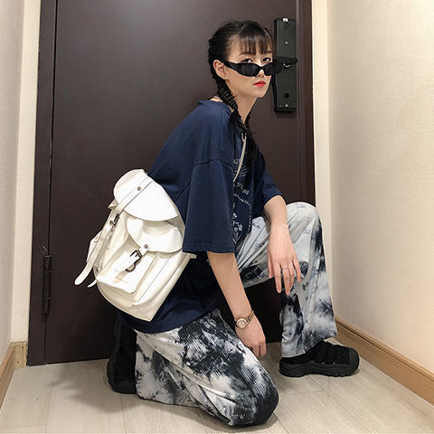 Quần dài ống rộng phối họa tiết màu năng động thời trang | BigBuy360 - bigbuy360.vn