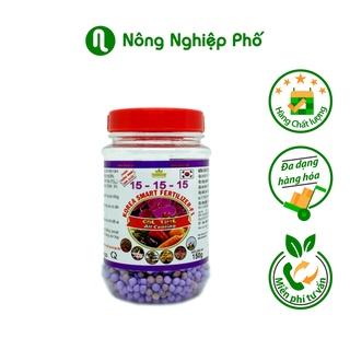 Phân tan chậm hàn quốc npk 15-15-15 - lọ 150gram
