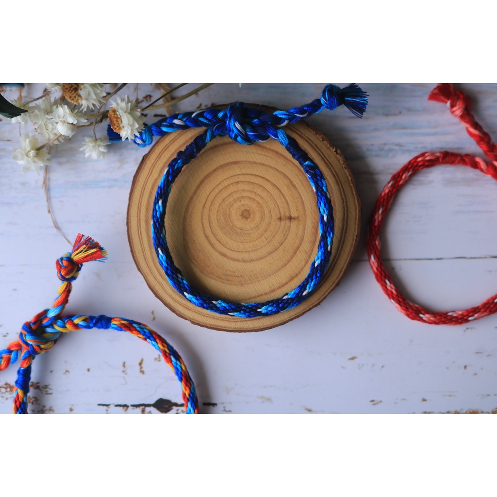 Vòng tay chân handmade kumihimo cho nam nữ