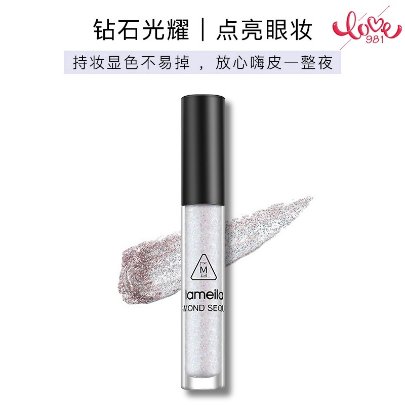 Phấn mắt dạng lỏng nhũ lấp lánh chống thấm nước dành cho trang điểm | BigBuy360 - bigbuy360.vn