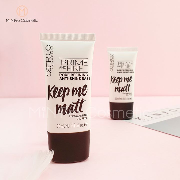 Kem lót Catrice Prime And Fine Pore Refining Anti-Shine Base (Trắng)