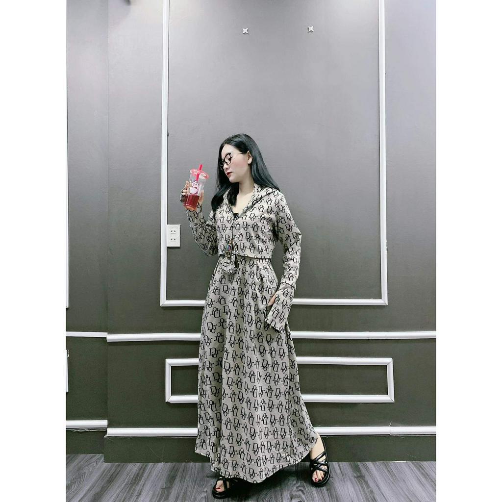 Size XL - Áo chống nắng nữ toàn thân dáng Croptop dày 2 lớp dáng xòe không xẻ sau che kín , áo chống nắng mỹ nhi . Chuli