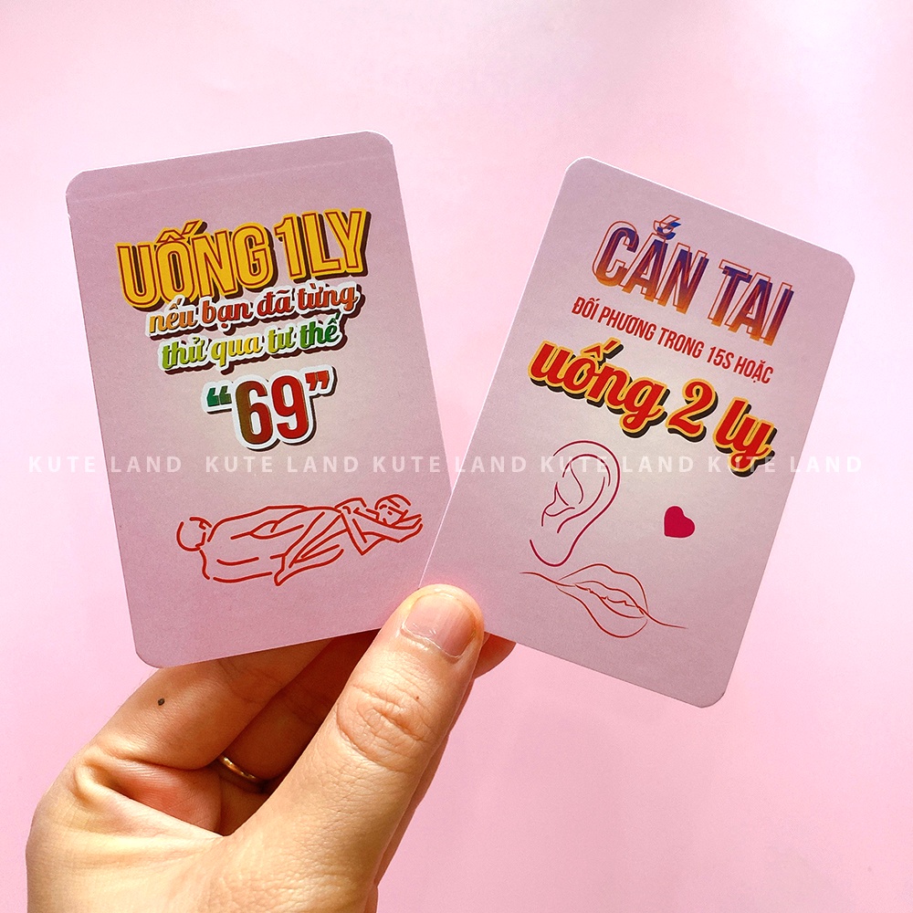 Bộ Bài Cặp Đôi Say Mê Drinking Game 78 Lá Dành Cho Couple Hẹn Hò Đi Chơi TB-SAYME