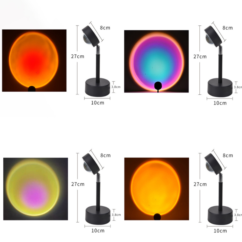 Đèn Led Chiếu Họa Tiết Mặt Trời / Mặt Trời / Cầu Vồng Trang Trí