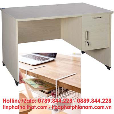 Combo 6 (Bàn + kệ sắt đa năng treo gầm bàn) (LH Shop để biết phí vận chuyển)