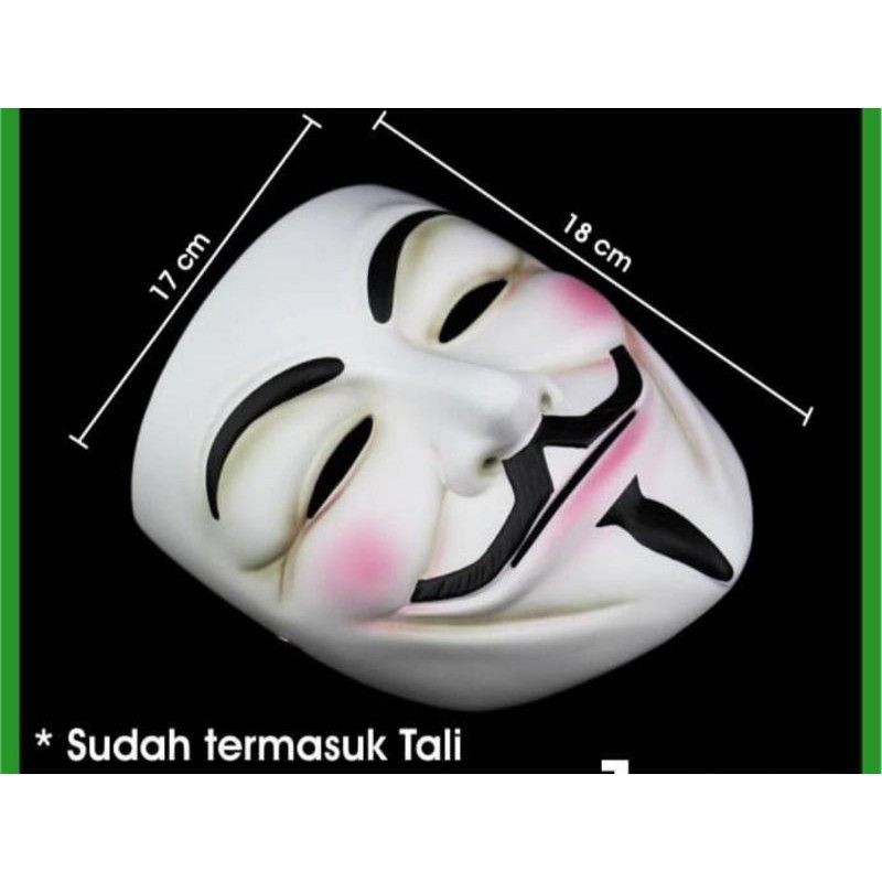 Mặt Nạ Anonymous V For Vendetta Guy Fawkes Hacker Peretas