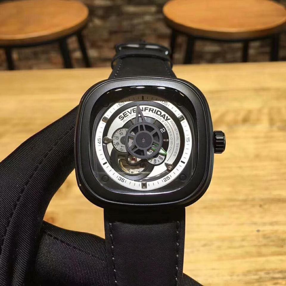 Đồng Hồ Nam  - Automatic - Hộp Gỗ, Sách, Thẻ Bảo Hành 2 năm , Khăn, Dây Cao Su Cao Cấp Tặng Kèm