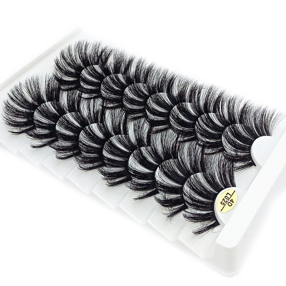 Set 8 Cặp Lông Mi Giả BORAG SKONHED 25mm Dài Mềm Mịn