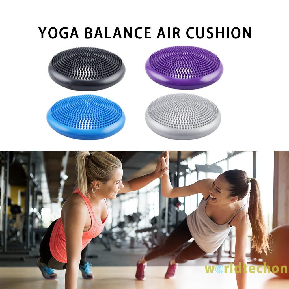 READY STOCK Yoga Mat Balance Exercise Cushion Inflatable Massage Pads Sports Equipment