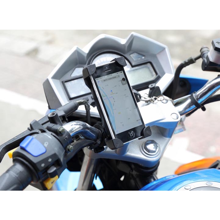 Giá đỡ điện thoại gắn vào ghi đông xe đạp xe máy