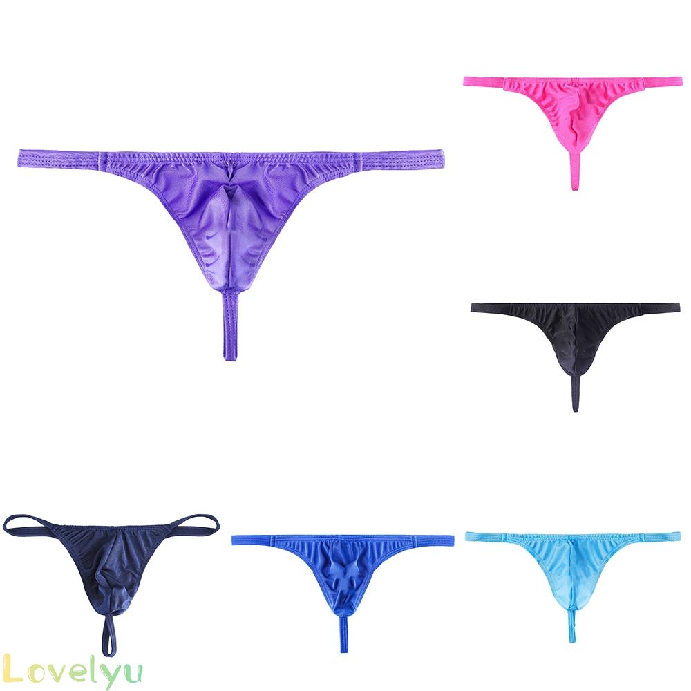 &lt;READY STOCK&gt;Sexy Men G-string Thong Underwear Briefs T-back Micro Erotic Lingerie Underwear high quality100% brand new！