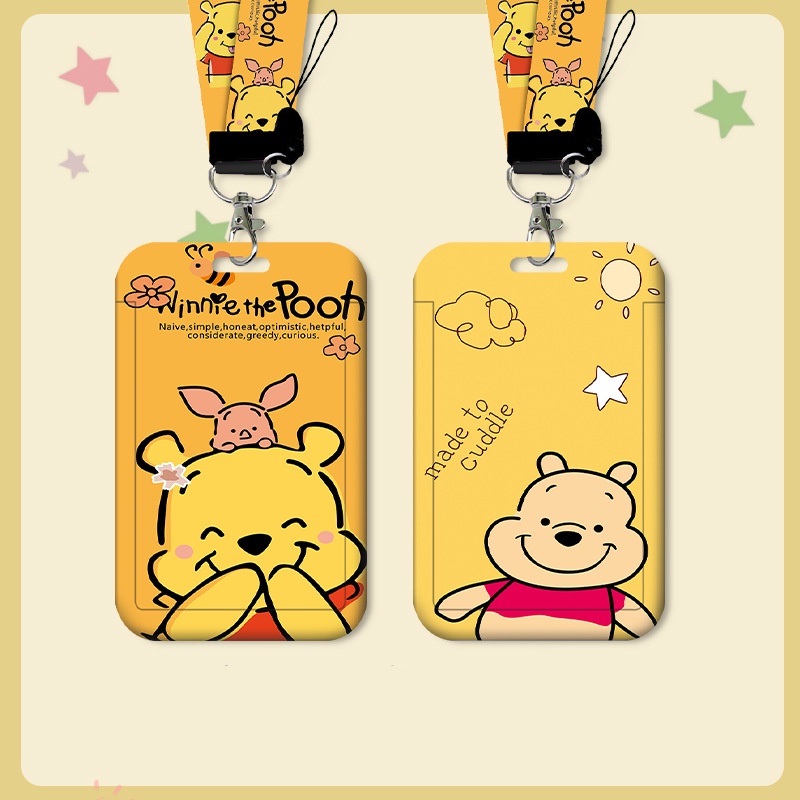 Dây đeo thẻ tên / Thẻ Học Sinh / Làm Việc Hoạt Hình D Y Eo Th T N / Hoạt Hình Gấu Pooh