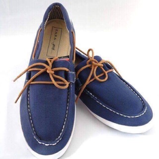 Giầy nam lười vnxk: mầu xanh sz 42
